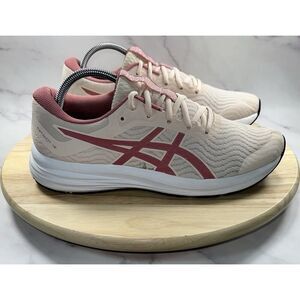 Asics Patriot 12 Pink White Athletic Running Shoes 1012A705 Women's Size 10